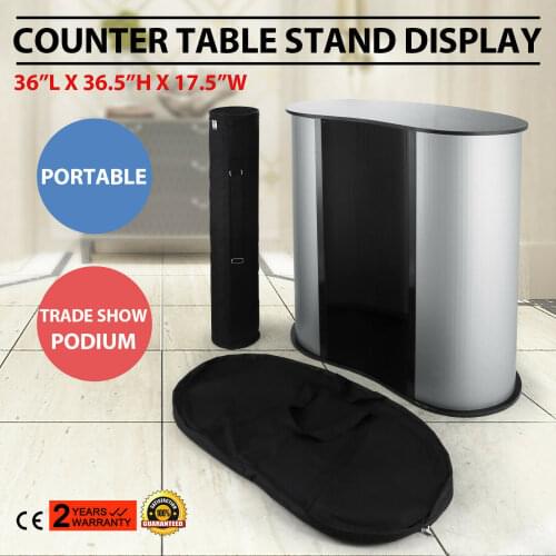 Tension Frame Display Portable Trade Show Display Pop Up Table 50x 96 x 41 cm