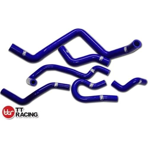 SA1303CBL - Honda Civic D15 D16 EG EK Silicone Radiator Heater Hose Kit Pipe 92-00 Blue