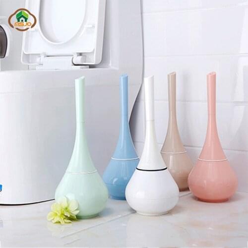 MSJO Brush For Toilet Cleaning Brush Bathroom Cleaner Stand Scopino Wc Toilet Bleaner Brush White Blue Creative Nordic Wc Toilet
