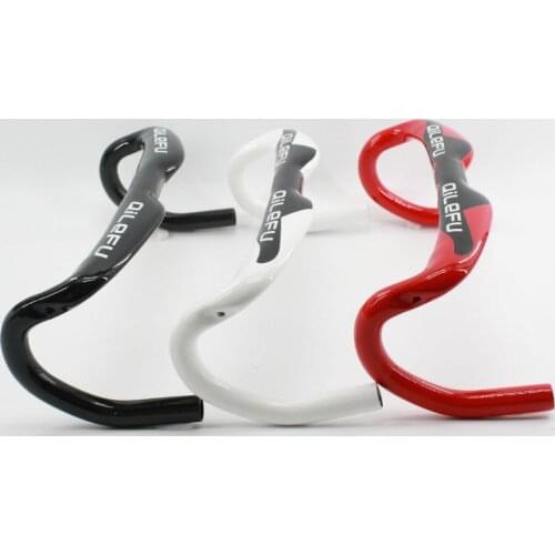 New arrival QILEFU-VukaSprint V2 Road bike UD 3K full carbon fiber bicycle Handlebar internal cable 31.8*400/420/440mm Free Ship