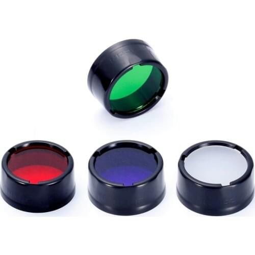 Topsale NITECORE RGB Torch Filter Diffused Mineral Coated Glass Lens for Flashlight Head of 25.4mm Travel Lighting Accessories