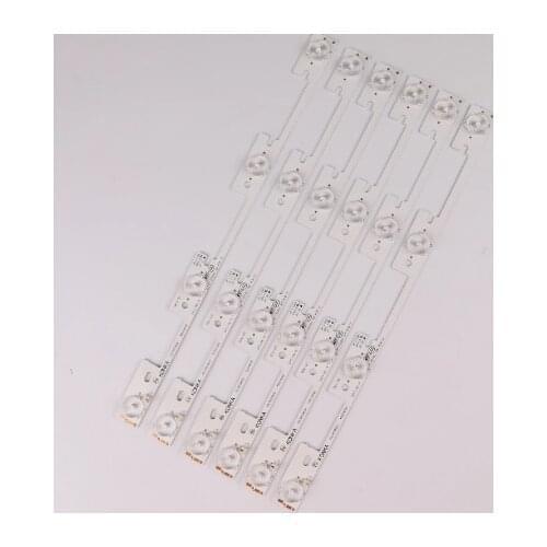 TV LED Bars For Toshiba 40L5400 40L2400 DL3944(A)F DL4045i Backlight Strips Kit 4 LED Lamps Lens 6 Bands KDL40SS662U KDL39SS662U