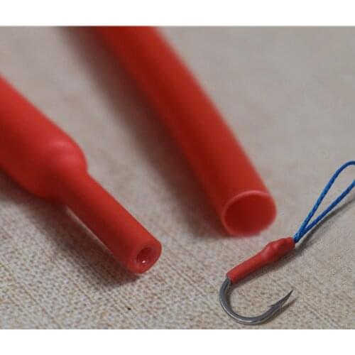 1PAK 5M Super High Shrink Ratio Heat Shrink Tube With Glue Double Wall Tube For Saltwater Fishing Hooks Rigs Protect Material