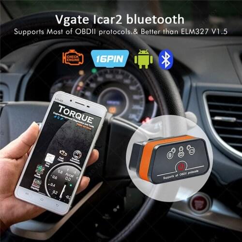 Vgate Icar2 ELM327 Bluetooth 3.0 New Bluetooth Elm327 OBDII Engine Inspection Master