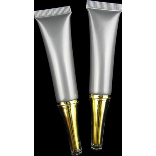 Wholesale-100pcs/lot 15ml empty soft tube, cosmetic empty tube,eye cream tube with Acrylic cap