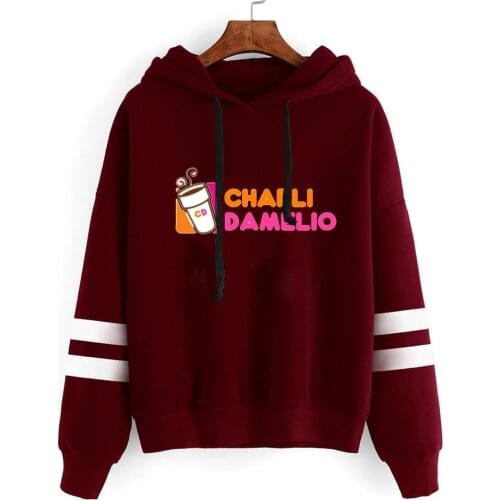 Women Couple Hoodies Female Poleron Mujer Charli D'Amelio Tea Funny Mens Print Oversized Hoodie Sweatshirt Streetwear Harajuku