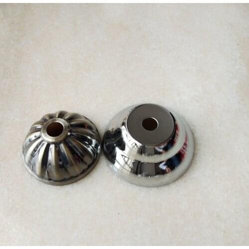 10pieces/lot 58x27mm retro green bronze pumpkin metal cover Chandelier lamp mounting bracket Cover Lighting Lamp Accessories