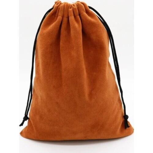 100pcs/lot CBRL velvet drawstring jewerly bag pouch for toiletry vanilla storage and packaging