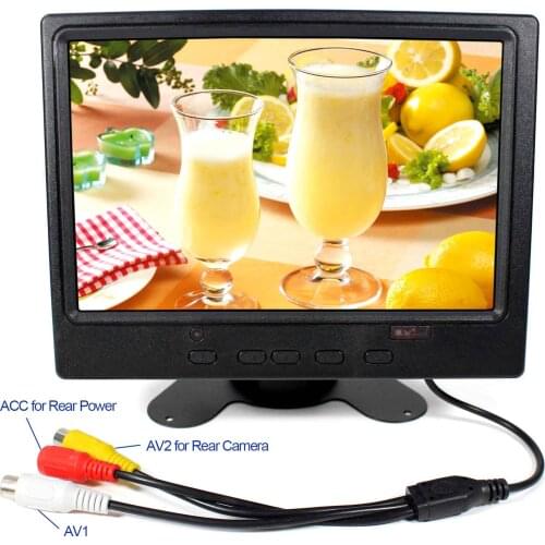 7" IPS LCD 1280x800 screen monitor with H D MI VGA AV input (Reversing function), frame case, Remote Control,power adapter