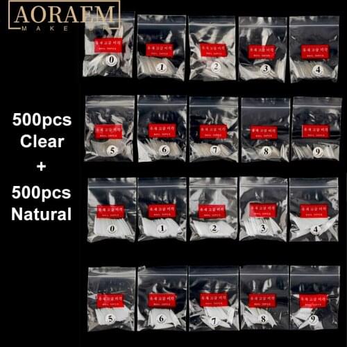 AORAEM Nail Tips For Varnishes