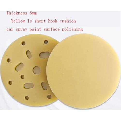 ATPRO 6 Inches150 MM 17-Hole Soft Sponge Interface Sanding Pad Sanding Machine Soft Cushio Grinding Car Polishing Spray Paint