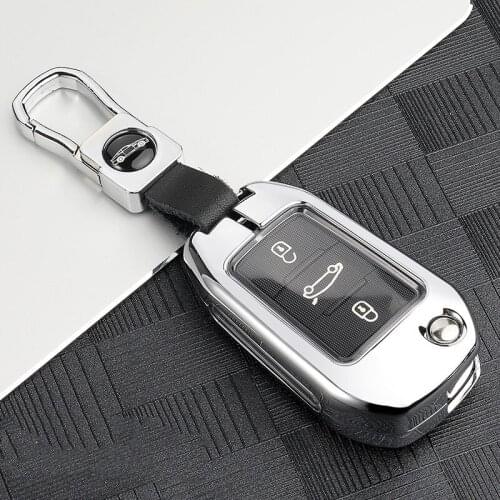 Key Case Cover Shell Cary Styling For Citroen C4L C-Elysee C-Quatre C-Triomphe C3-XR AIRCROSS Interior Decoration Accessories