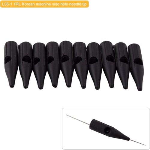 Chuse Permanent Makeup Tattoo Tip Pre-sterilized Disposable Machine Needle Tips, Tattooing Tip Tattooing cap 500pcs 1RL
