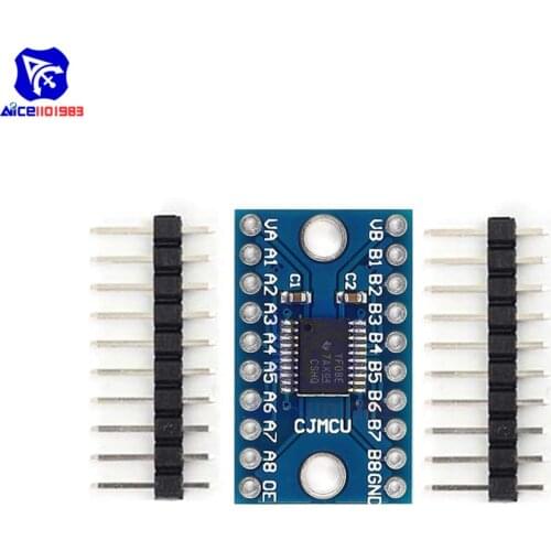 Diymore TXS0108E 8 Channel Logic Level Converter Bi-Directional High Speed Full Duplex Shifter 3.3V 5V for Arduino Raspberry Pi