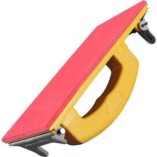 Dry and Wet Sandpaper Holder Grinding Polished for Walls Woodworking Polishing Sand Frame Abrasive Tools Handheld Matte Paper