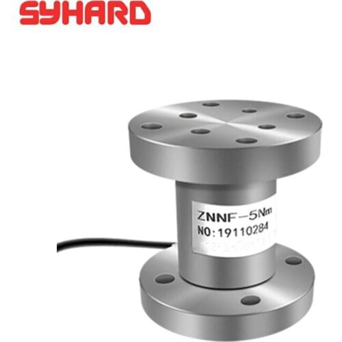 Double Flange Static State Torque Transducer Measuring Range 0-5000Nm Static Torsion Torque Sensor