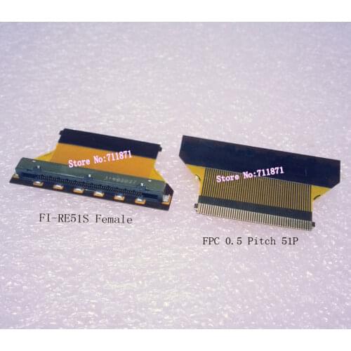 FI-RE51S to FPC 51P Adapter 0.5 Pitch FPC Male FI-RE51S Female Connector 0.5 Pitch 51P FPC FI-RE51S joint converter