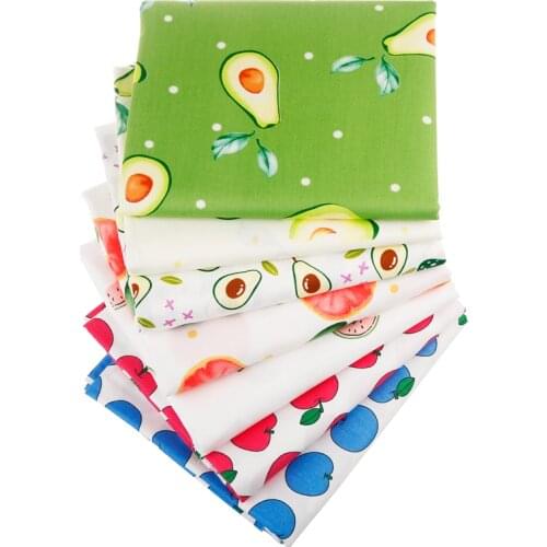 Fruit SeriesCotton Cloth Printed Twill Fabric DIY BabySewing Bed Quilt Sheet Pillow, Anti-mosquito Pants ，Pajamas，Material