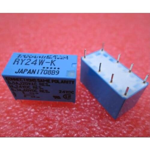 HOT NEW relay RY24W-K RY24W 24W-K 24W 24VDC DIP8