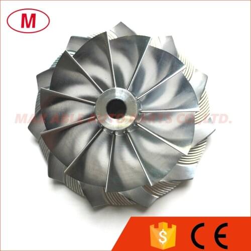 GT2871 452546-0005 53.11/70.98mm 11+0 blades Forward Racing Turbo Billet Compressor wheel/Aluminum 2618/Milling wheel