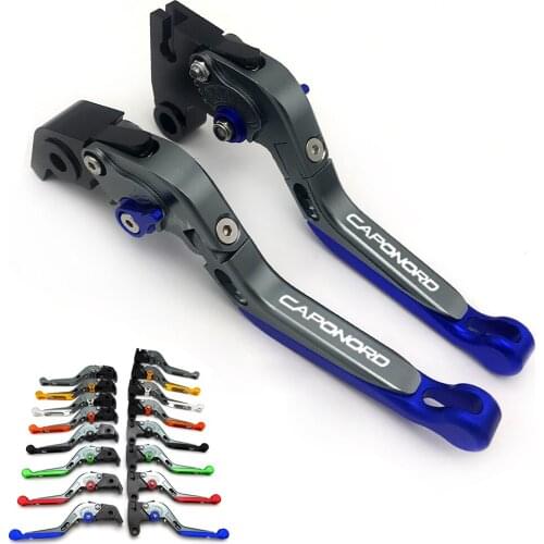 Motorcycle Folding Extendable CNC Adjustable Clutch Brake Levers For Aprilia CAPONORD ETV1000 2002-2007 2003 2004