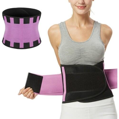 Waist Support Belt Back Waist Training Slimming Belt Gym Waist Protector Weight Lifting Sports Body Shaper Corset Sweat