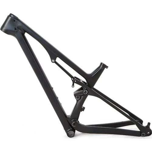High quality Full Suspension Carbon MTB 29er 27.5er frame Cross Country Mountain bike frames XC mtb frame ud black matte glossy