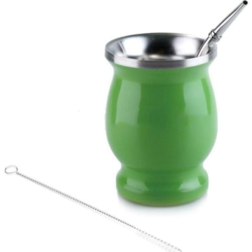 Drinkware Stainless Steel Vacuum Tea Set 1pcs 230ML Mate Cup