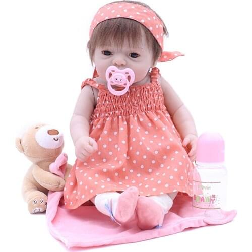Real 50CM Full Body SIlicone Girl Reborn Babies Doll Bath Toy Lifelike Newborn Princess Baby Doll Bonecas Bebes Reborn Menina