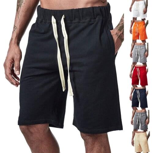 New Men Fitness Loose Sports Shorts Bodybuilding Joggers Summer Bermudas Short Pants Male Casual Fashion Beach Brand Sweatpants