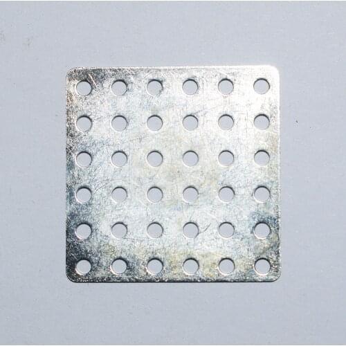 10/100pcs 30x30mm 2.1mm hole Porous square iron toy technology model parts DIY parts toys parts toys for children/baby