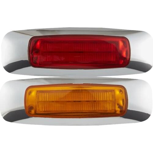 12V-24V Car Turn Signal Light for Truck Trailer Van Bus Waterproof Side Taillights 8LED Flash Light Car External Lamp