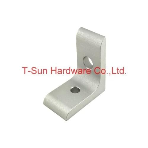 2 Hole Transition Inside Corner Bracket for 2020 Aluminum Profile