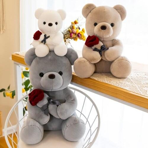 2540/50cm Teddy Bear Bear Doll Soft Plush Stuffed Toys Animals Cartoon Teddy Bear For Girl Boy Birthday Valentine’s Day Gift