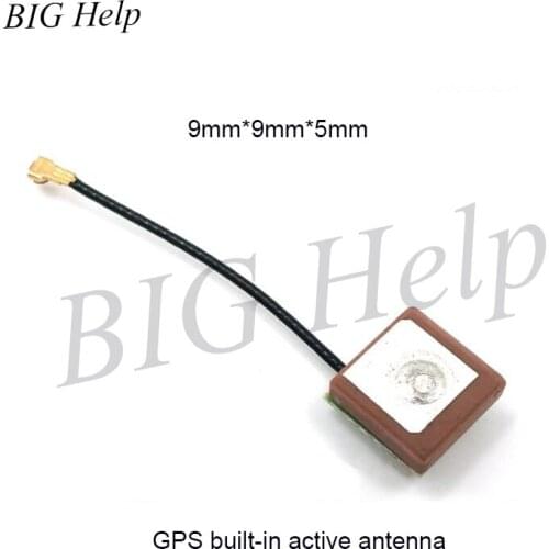3cm 3 IPEX Connector 9*9*2mm Ceramic Sheet 28dB High Gain GPS Built-in Active Antenna BT-9B 5 Pieces