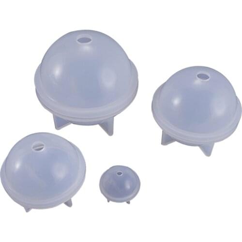 5 Sizes Silicone Round Ball Silicone Mold Resin Pendant Mold For Epoxy Resin 3D Jewelry Making DIY Crafts