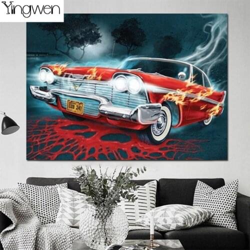 Car DIY 5d Diamond Painting For Children Kits Beads Embroidery Full Diamond Mosaic Cool Pictures 3D Cross Stitch Art Home Decor