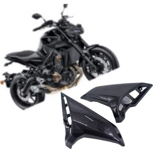 Motorcycle tank side fairing inlet cover Fit For Yamaha MT-09 FZ-09 2017-2019 carbon fiber paint