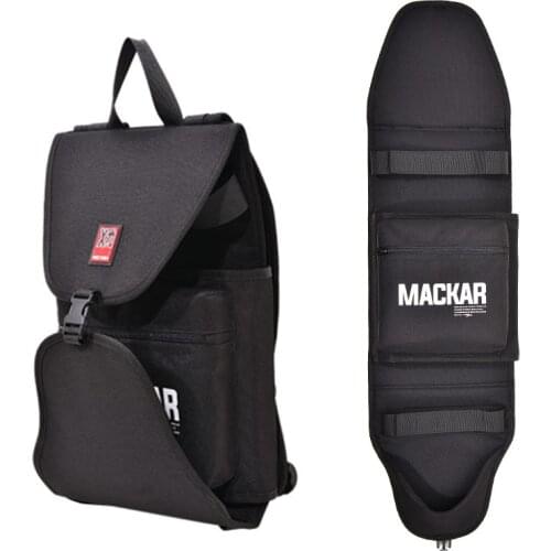 Electric Skateboard Bag Longboard Flat Plate Double Shoulder Carry Backpack 37inch Adjustable Folding Cover Skate Parts