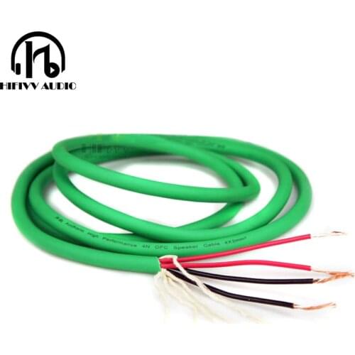 Hifivv audio hifi Speaker Cable hifi Silver plated main speaker audio surround speakers 4 core cable