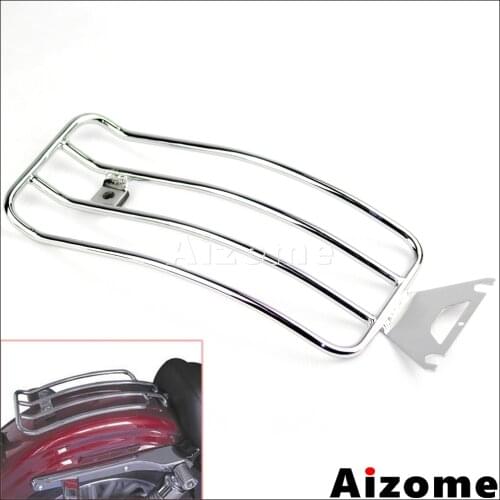 Motorcycle Chrome Rear Fender Luggage Rack For Harley Touring Electra Glide FLHT Road King FLHR Street Glide FLHX