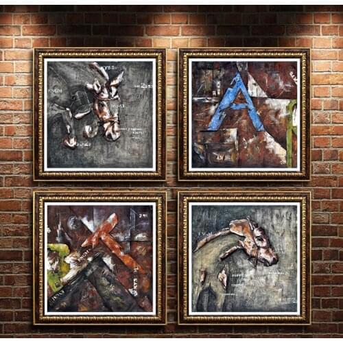 Wall pictures for living room peinture abstraite canvas paintings wall decor cuadros vintage modern home decor oil painting art