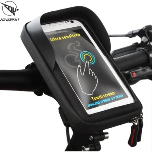 New Bike Frame Front Tube Bag Cycling Riding Bag Pannier Smartphone GPS Touch Screen Case Bike Bicycle Accessories