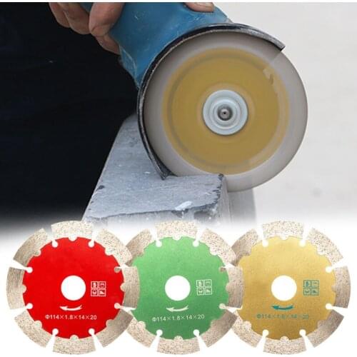 New Portable Diamond Hot Pressed Concrete Cutting Disc Diamond Slotted Blade Stone Tile Wall Slotting Cutting Saw Blades