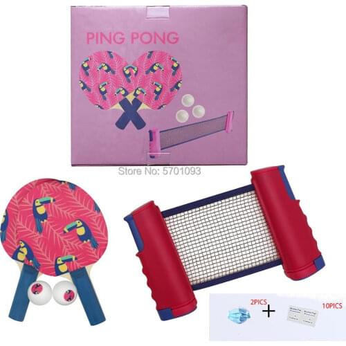 Ping pong PSF008 Professional Table Tennis Sports Trainning Set Racket Blade Mesh Net Ping Pong Student Sports Equipment Simple