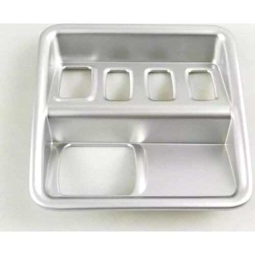 Fit For Renault Koleos 2017 2nd Ge ABS Matte Headlight Switch Buttons Decorative Frame Cover Dashboard Interior Molding Sticker