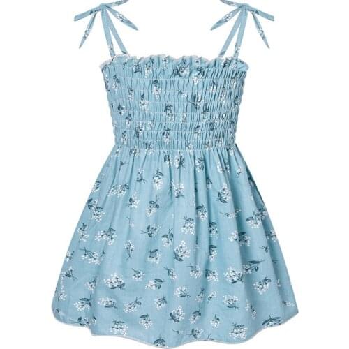 HOT Summer Baby Girls Snow Sleeveless Dress Suspender Childrens Fashion Casual Dress Kids Clothes New99
