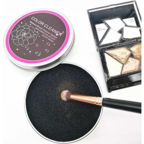Makeup Brush Cleaner Washing Brush Pad Cleaning Mat Color Removal Sponge Cosmetic Brush Cleaner Universal Make up Tool Scrubber