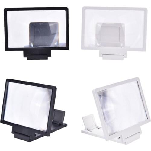 1pcs Mobile Phone Screen Magnifier 3D Video Amplifier Folding Enlarged Expander Stand