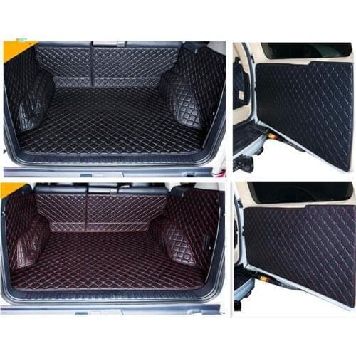 Car Travel Special car trunk mats & Rear door mat for Toyota Land Cruiser Prado 150 5 seats -2010 waterproof boot carpets
